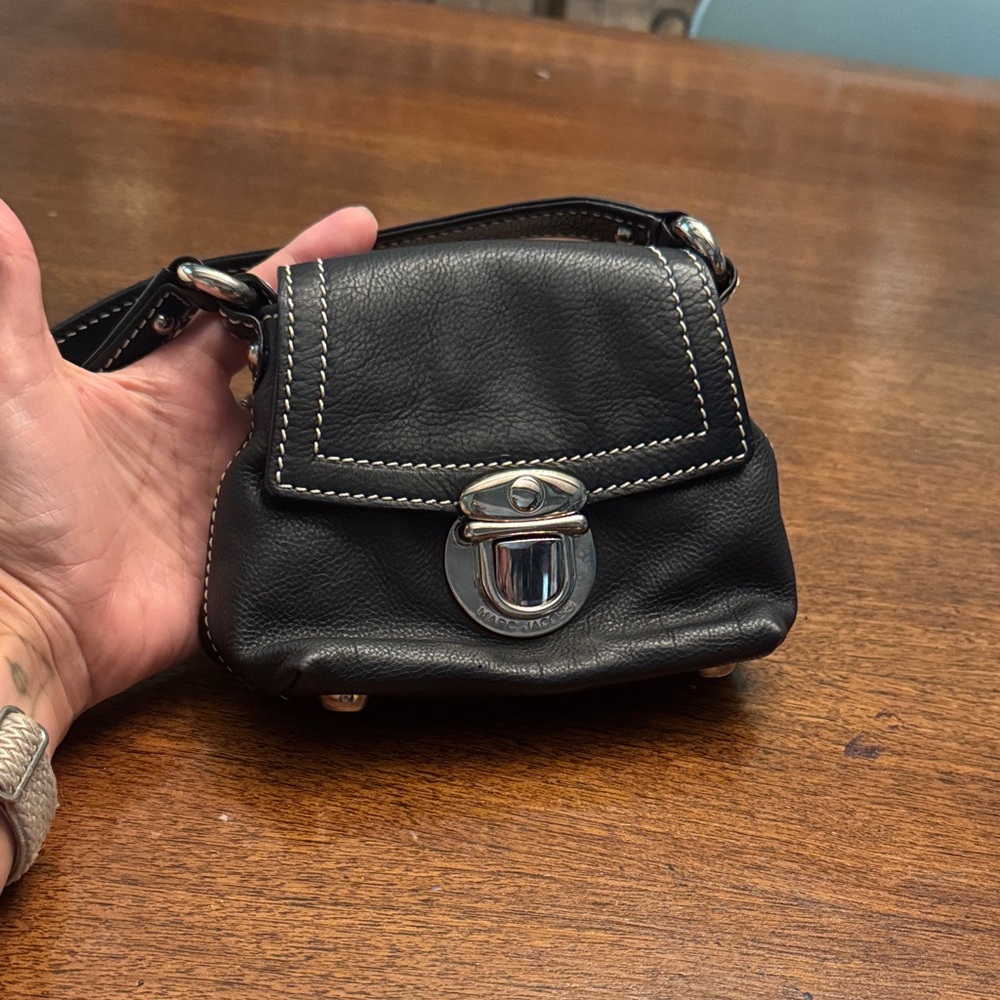Marc Jacobs Black Leather Women's Mini Bag